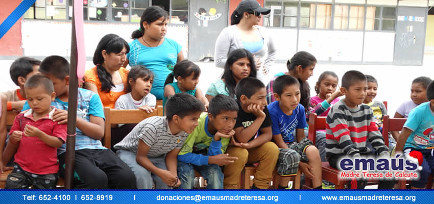 Emaús Madre teresa de Calcuta Donación Chincha