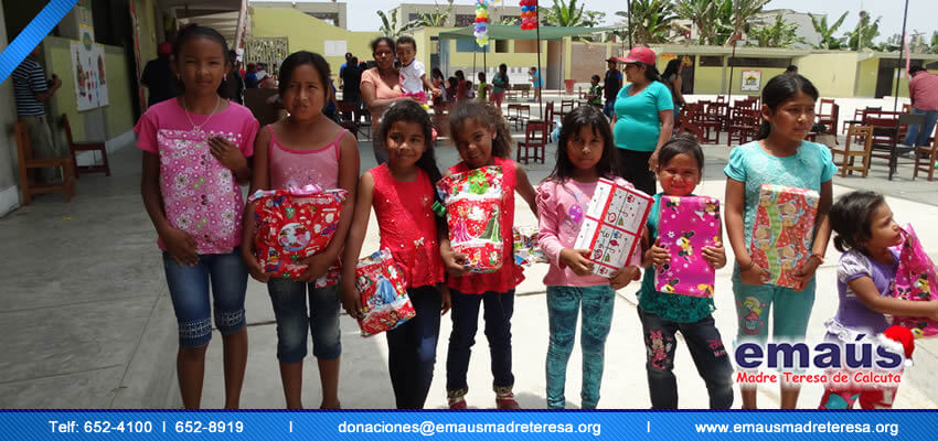 Emaús Madre teresa de Calcuta Donación Chincha