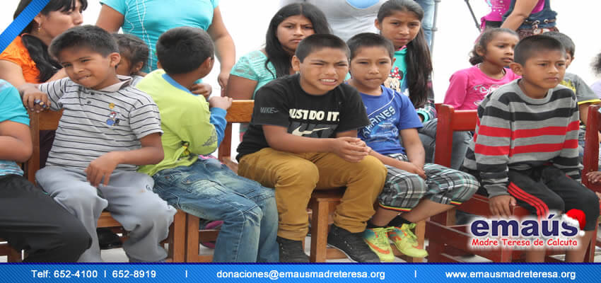 Emaús Madre teresa de Calcuta Donación Chincha