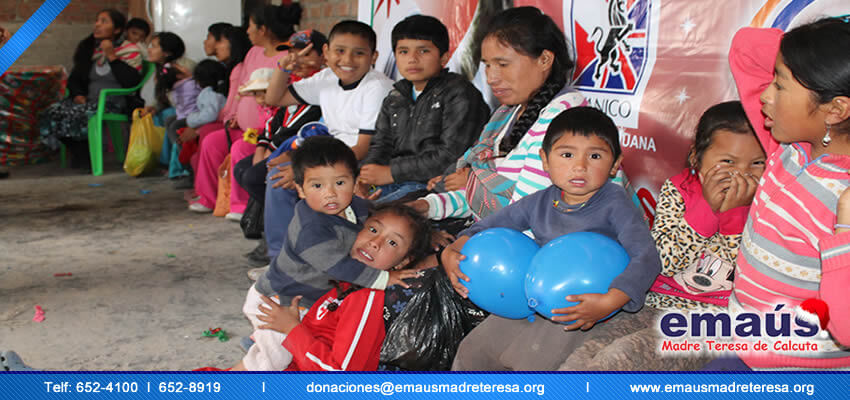 Emaús Madre teresa de Calcuta Donación Manchay