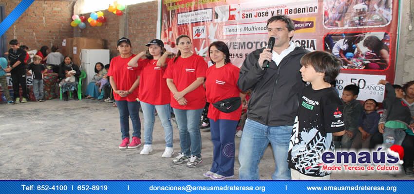 Emaús Madre teresa de Calcuta Donación Manchay
