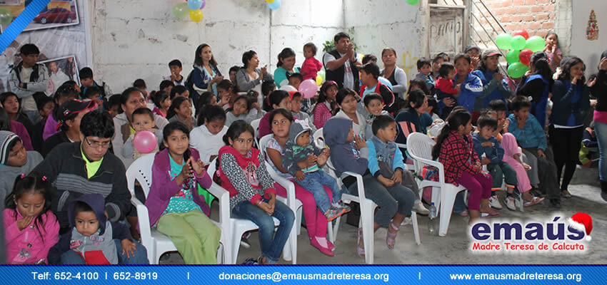 Emaús Madre teresa de Calcuta Donación Manchay