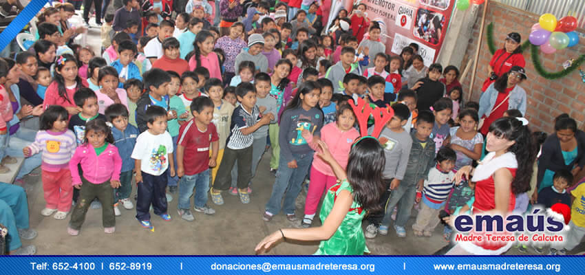 Emaús Madre teresa de Calcuta Donación Manchay