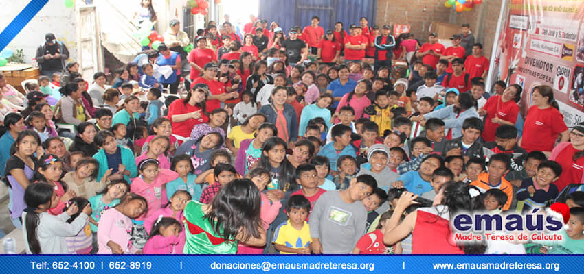 Emaús Madre teresa de Calcuta Donación Manchay