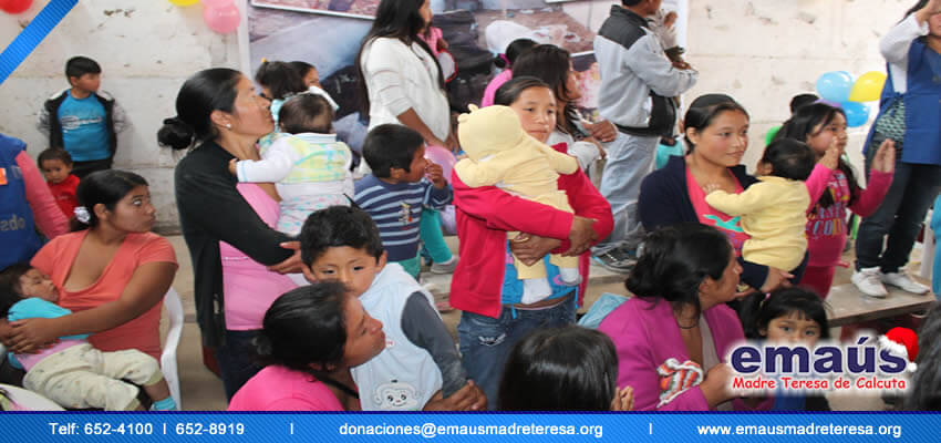 Emaús Madre teresa de Calcuta Donación Manchay