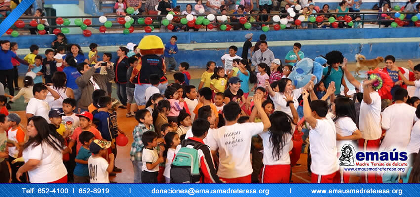 Emaús Madre teresa de Calcuta Donación en Ticlcio