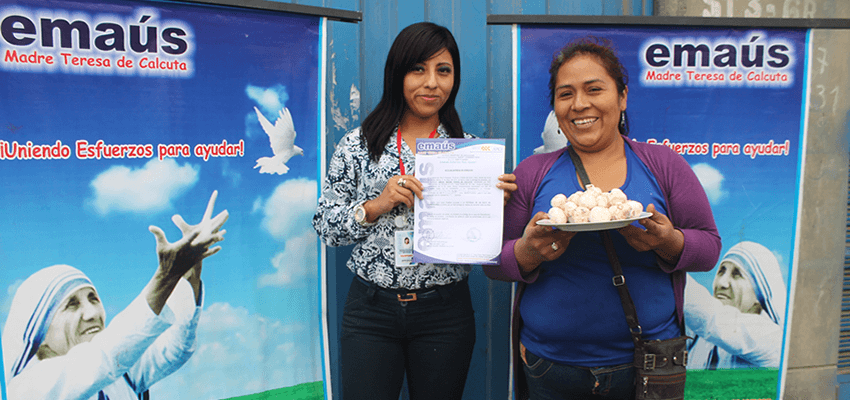 Emaús Madre teresa de Calcuta Donación de champiñones