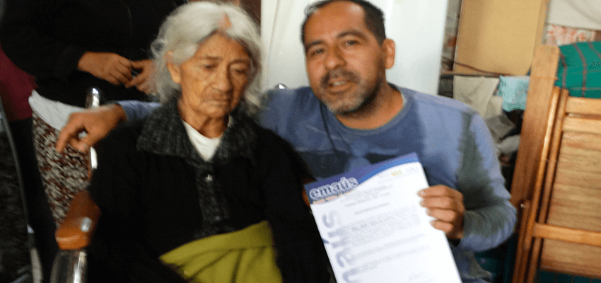 Emaús Madre teresa de Calcuta Donación de Sillas de ruedas