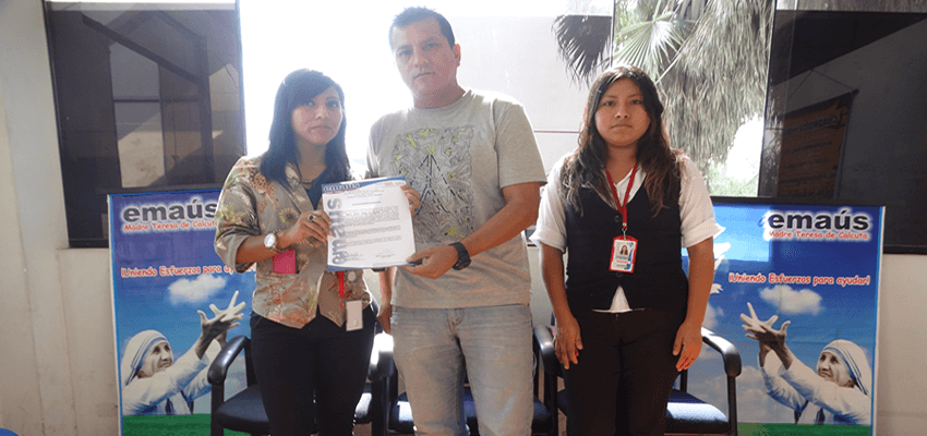 Emaús Madre teresa de Calcuta Donación en VMT
