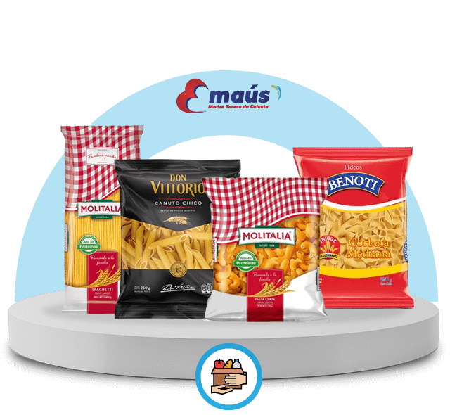 Dona bolsas de fideos