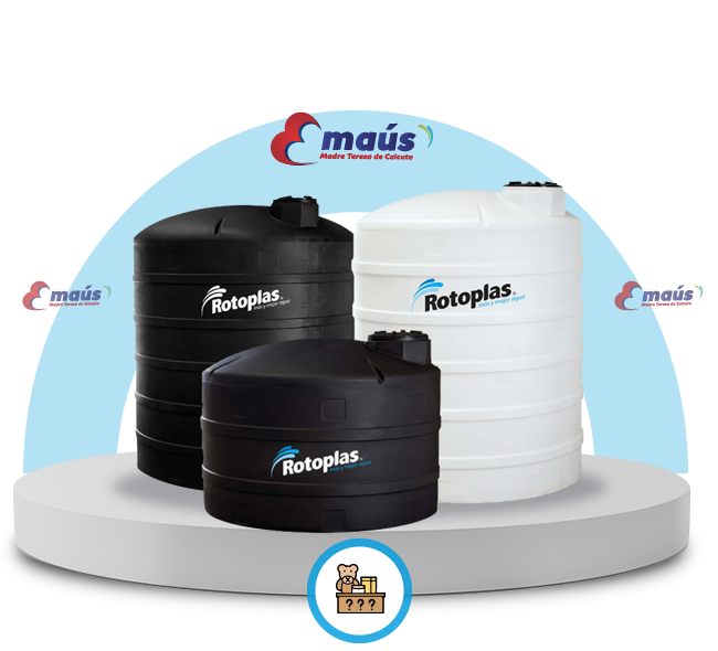 Dona tanques de agua en desuso