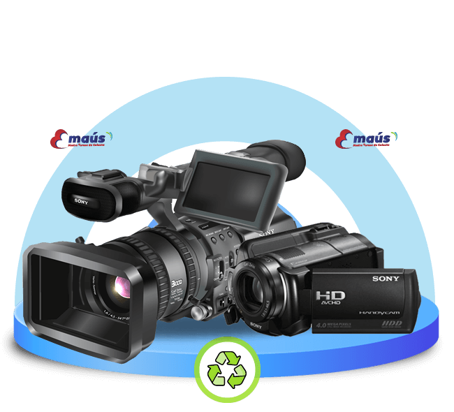 Recicla Cámaras de video en desuso