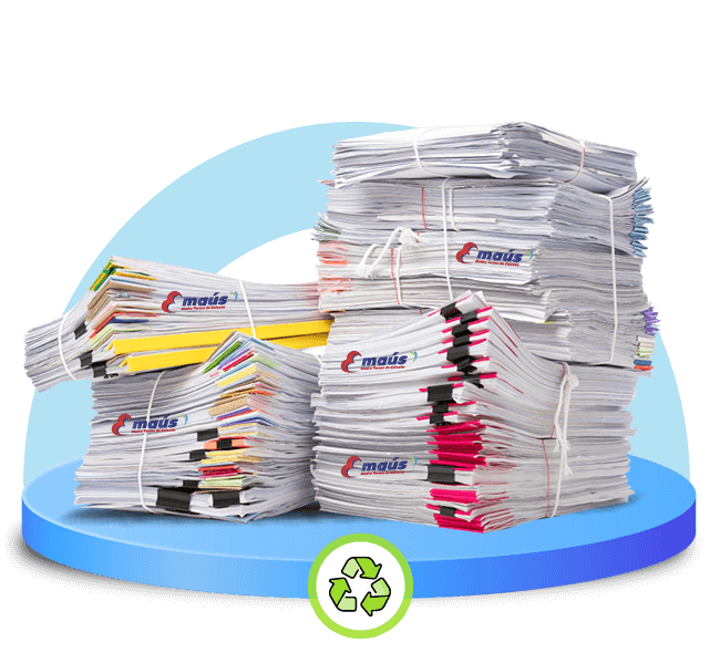 Recicla papel en desuso